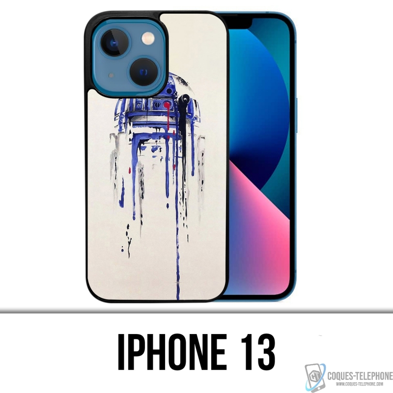 Carcasa para iPhone 13 - Pintura R2D2