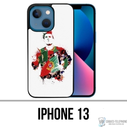 Cover iPhone 13 - Ronaldo Football Splash