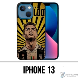 Coque iPhone 13 - Ronaldo Juventus Poster