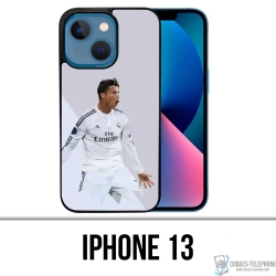Coque iPhone 13 - Ronaldo Lowpoly