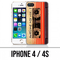 IPhone 4 / 4S Hülle - Vintage Audio Kassette Guardians Of The Galaxy