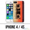 Custodia per iPhone 4 / 4S - Vintage Audio Cassette Guardians Of The Galaxy