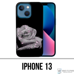 Coque iPhone 13 - Rose Gouttes