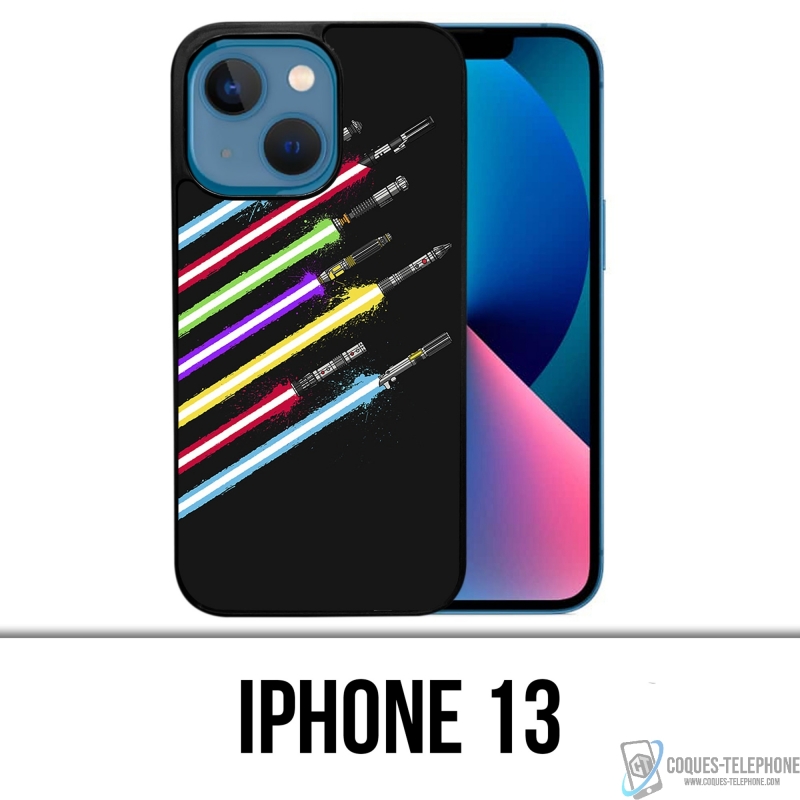 Custodia per iPhone 13 - Spada laser di Star Wars