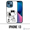 IPhone 13 Case - Snoopy Black White