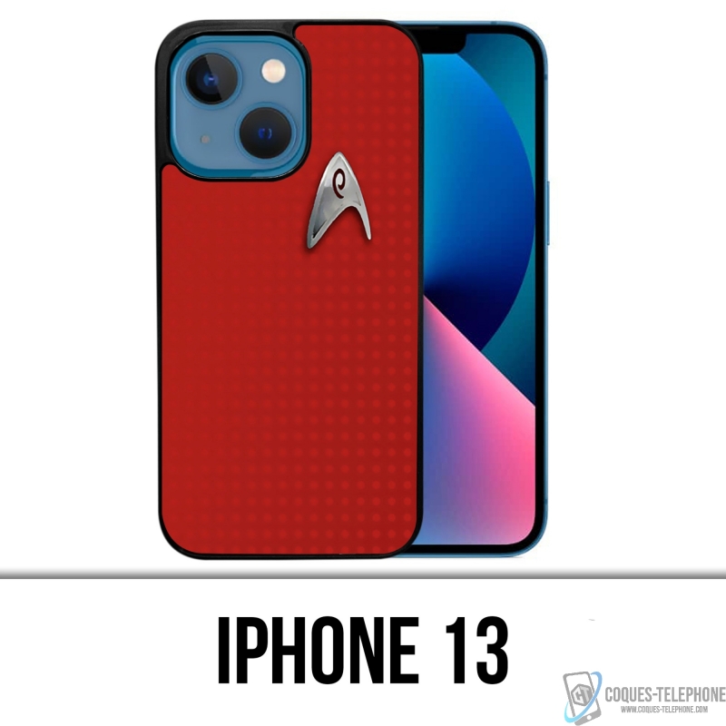 Coque iPhone 13 - Star Trek Rouge