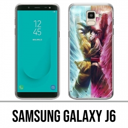 Carcasa Samsung Galaxy J6 - Dragon Ball Black Cartoon Goku