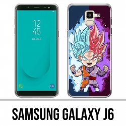 Samsung Galaxy J6 Hülle - Dragon Ball Black Goku