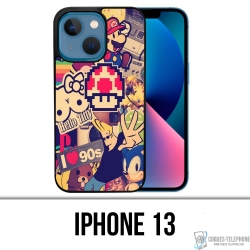 IPhone 13 Case - Vintage 90S Stickers
