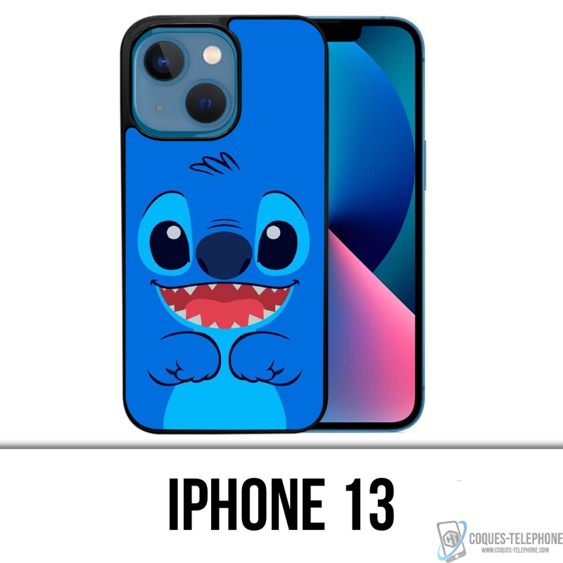 Coque iPhone 13 - Stitch Bleu