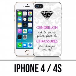 Coque iPhone 4 / 4S - Cendrillon Citation