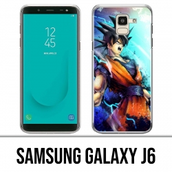 Coque Samsung Galaxy J6 - Dragon Ball Goku Couleur