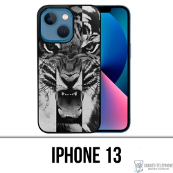 Coque iPhone 13 - Tigre Swag
