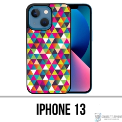 Coque iPhone 13 - Triangle Multicolore