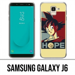 Samsung Galaxy J6 Hülle - Dragon Ball Hope Goku