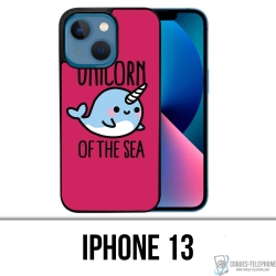 Coque iPhone 13 - Unicorn Of The Sea
