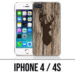 IPhone 4 / 4S case - Bird Wood Deer