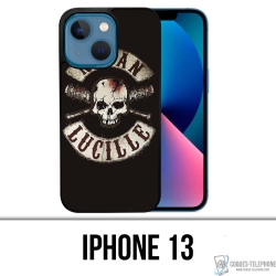 Coque iPhone 13 - Walking Dead Logo Negan Lucille