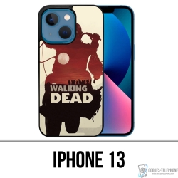 Funda para iPhone 13 - Walking Dead Moto Fanart