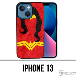 Coque iPhone 13 - Wonder Woman Art Design