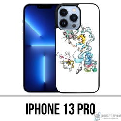 Coque iPhone 13 Pro - Alice Au Pays Des Merveilles Pokémon