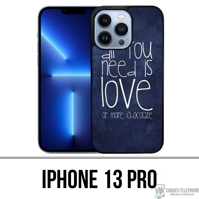IPhone 13 Pro Case - All You Need Is Chocolate