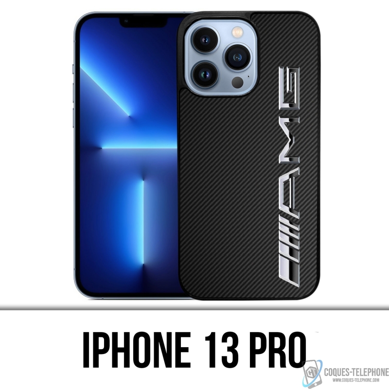 Funda para iPhone 13 Pro - Amg Carbon Logo