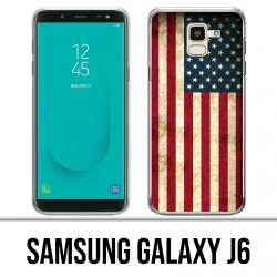 Coque Samsung Galaxy J6 - Drapeau Usa