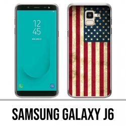 Custodia Samsung Galaxy J6 - Bandiera USA