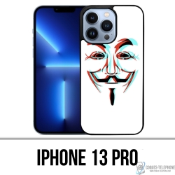 Coque iPhone 13 Pro - Anonymous 3D