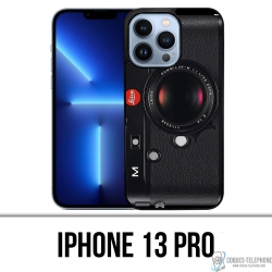Custodia per iPhone 13 Pro - Fotocamera vintage nera