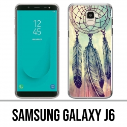 Samsung Galaxy J6 Hülle - Dreamcatcher Feathers