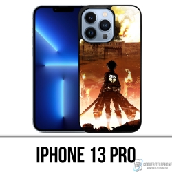 Custodia per iPhone 13 Pro - Attak On Titan Poster