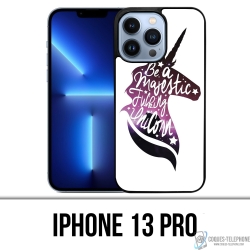 Funda para iPhone 13 Pro - Sé un unicornio majestuoso