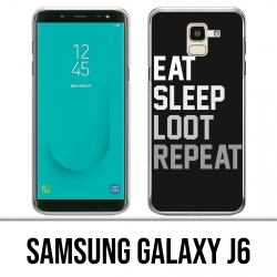 Samsung Galaxy J6 Hülle - Eat Sleep Loot Repeat
