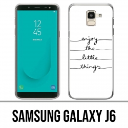 Funda Samsung Galaxy J6 - Disfruta pequeñas cosas