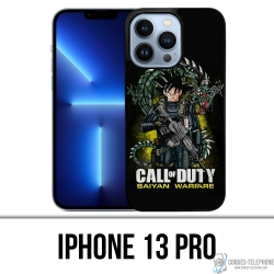 Funda para iPhone 13 Pro - Call Of Duty X Dragon Ball Saiyan Warfare