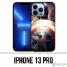 Cover iPhone 13 Pro - Capitan America Grunge Avengers