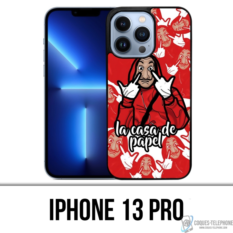 Coque iPhone 13 Pro - Casa De Papel - Cartoon