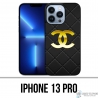 IPhone 13 Pro Case - Chanel Logo Leather