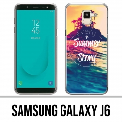 Samsung Galaxy J6 Hülle - Jeder Sommer hat Geschichte
