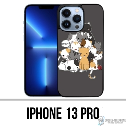 Coque iPhone 13 Pro - Chat Meow