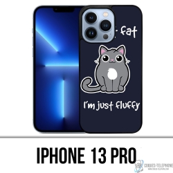 IPhone 13 Pro case - Chat Not Fat Just Fluffy
