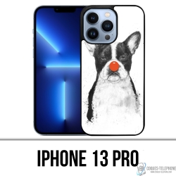 IPhone 13 Pro case - Clown Bulldog Dog