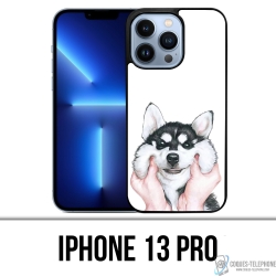 IPhone 13 Pro Case - Husky Cheek Dog