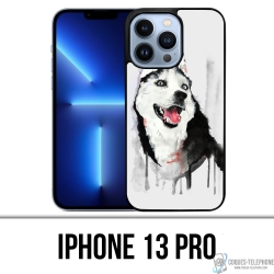 IPhone 13 Pro Case - Husky Splash Dog
