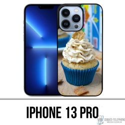Funda para iPhone 13 Pro - Cupcake azul