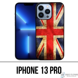 Custodia per iPhone 13 Pro - Bandiera del Regno Unito vintage