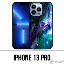 Coque iPhone 13 Pro - Galaxie Bleu