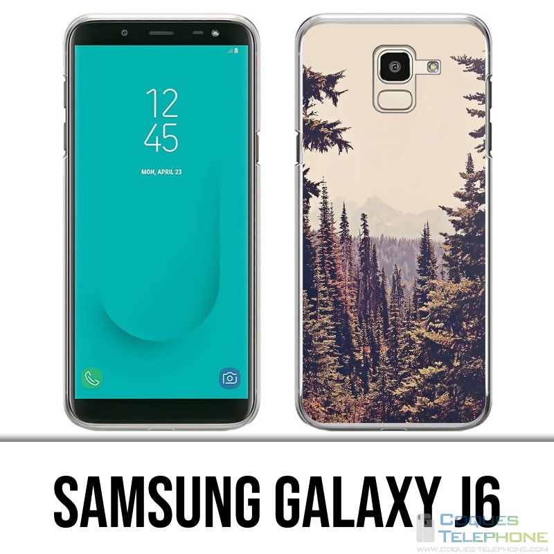 Samsung Galaxy J6 Hülle - Forest Pine